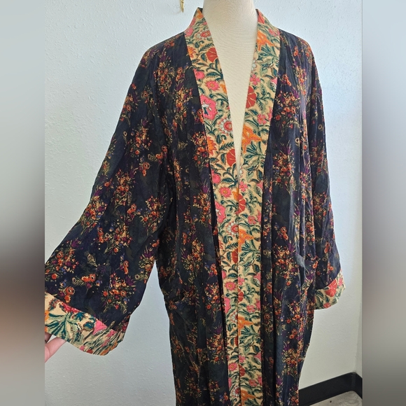 Natural Life NWT Camila Kimono Duster Floral Print Size L/XL - Picture 4 of 9